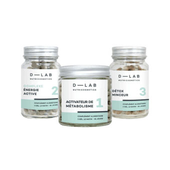 D-LAB Nutricosmetics „PROGRAMME BRÛLE-GRAISSES“ (Maisto papildai riebalų deginimui), 168 Kapsulės