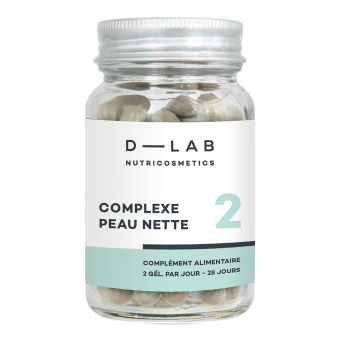 D-LAB Nutricosmetics „Complexe Peau Nette“ (Maisto papildai odai), 56 Kapsulės