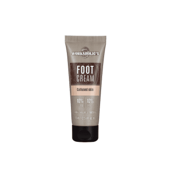 VICTORIA BEAUTY pėdų kremas su šlapalu (10 %) ir AHA rūgštimis (10 %) WORKAHOLIC'S, 75 ml