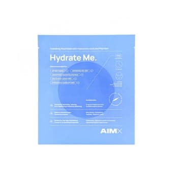 AIMX drėkinanti lakštinė veido kaukė su peptidais HYDRATE ME, 1 vnt.