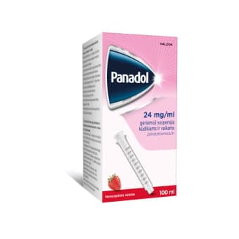 Panadol, 120mg/5ml, 100 ml, geriamoji suspensija, N1