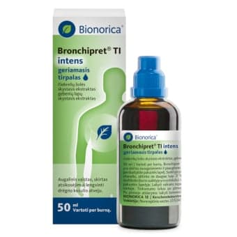BRONCHIPRET TI INTENS,490mg/49mg/ml,geriamasis tirpalas, 50ml, Geriamasis tirpalas, N1