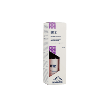 NORDAID purškiamas vitaminas B12, 800 µg, šaltmėtės skonio, 30 ml