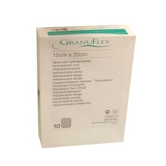 GRANUFLEX hidrokoloidinis tvarstis, 15 x 20 cm, 10 vnt.