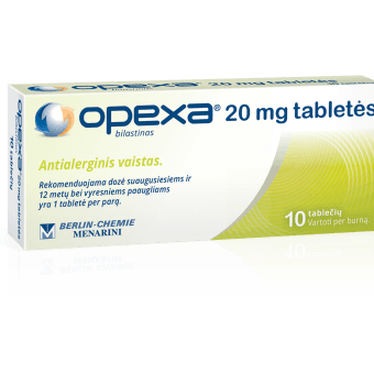 OPEXA, 20mg, Tabletės, N10