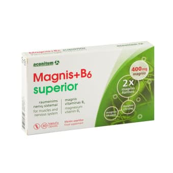 MAGNIS+B6 SUPERIOR, 30 kapsulių