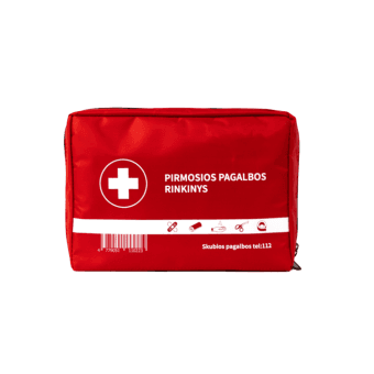 Pirmosios pagalbos rinkinys minkštame PVC dėkle (nauja sudėtis), 1 vnt.