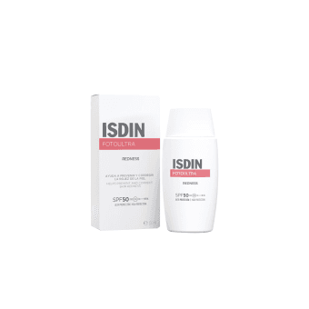 ISDIN apsauginė veido emulsija jautriai odai FOTOULTRA REDNESS, SPF 50, 50 ml