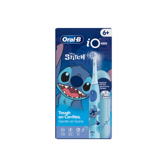 Elektrinis dantų šepetėlis ORAL-B iO Kids (6+y) Stitch + kelioninis dėklas, 1 vnt.