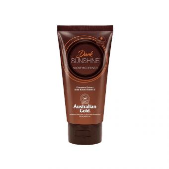AUSTRALIAN GOLD, įdegio kremas DARK SUNSHINE, 130 ml