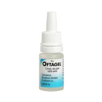 OFTAGEL, 2,5mg/g, 10 g, akių gelis, N1
