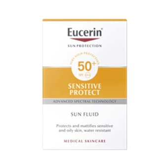 Eucerin Sensitive Protect SPF 50+ fluidas nuo saulės, 50 ml