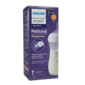PHILIPS AVENT buteliukas NATURAL RESPONSE 260 ml, SCY903/01, 260 ml
