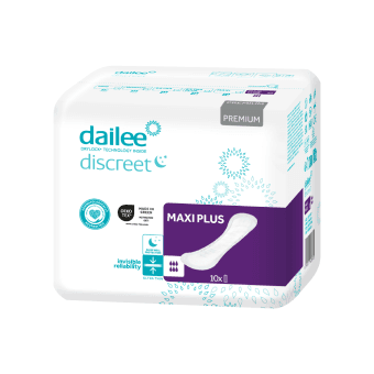 DAILEE DISCREET PREMIUM MAXI PLUS, įklotai moterims, 10 vnt.