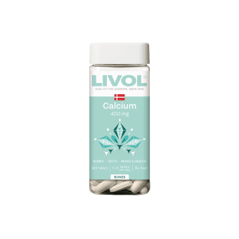 LIVOL Calcium 400 mg, 90 dengtų tablečių