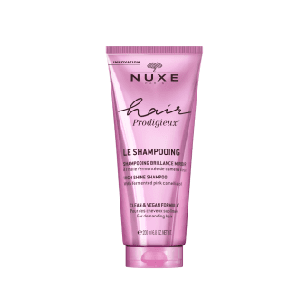 NUXE blizgesio suteikiantis šampūnas HAIR PRODIGIEUX, 200 ml
