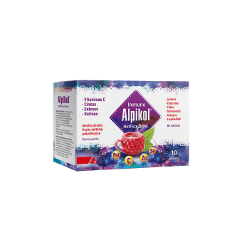 ALPIKOL HotFlux Drink milteliai, 10 pakelių