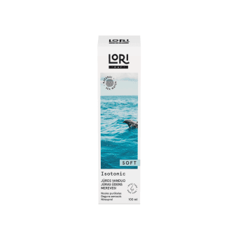 LORIMAR izotoninio jūros vandens tirpalo purškalas SOFT, 100 ml