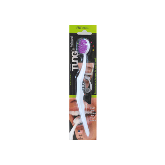 TUNG, liežuvio šepetėlis su gelio mėginiu (1,25 g), 1 vnt.