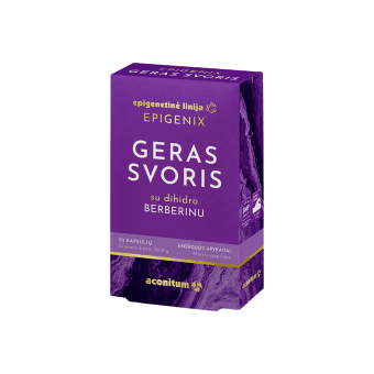 EPIGENIX Geras svoris, 30 kapsulių