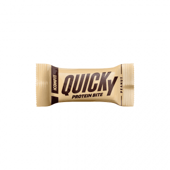 ICONFIT Baltyminis batonėlis QUICKY, žemės riešutų skonio, 35 g