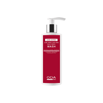 ODA PRO kasdienis kūno prausiklis spuogų kontrolei, AHA-BHA, ACNE EXPERT, 200 ml