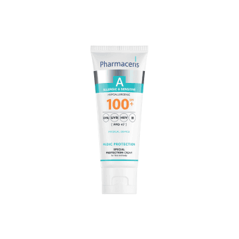 PHARMACERIS A apsauginis veido ir kūno kremas MEDIC PROTECTION, SPF 100, 75 ml