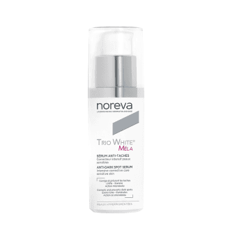 NOREVA  serumas pigmentuotai odai TRIO WHITE MÉLA, 30 ml