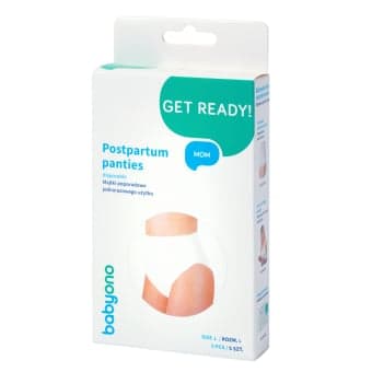 BABYONO vienkartinės kelnaitės po gimdymo, L dydis, 5 vnt.