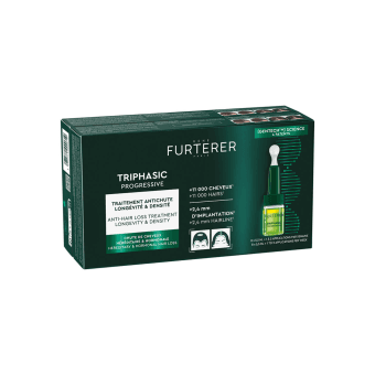 TRIPHASIC LONGEVITY  serumas progresuojančiam plaukų slinkimui 5,5ml, 8 ampulių