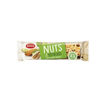 EMCO, batonėlis su pistacijomis, 35g, 1 vnt.