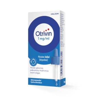 Otrivin, 1mg/ml, 10 ml, nosies lašai, tirpalas, N1