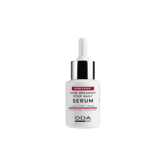 ODA PRO spuogų kontrolei serumas, su 2% salicilo rūgštimi, ACNE EXPERT, 30 ml