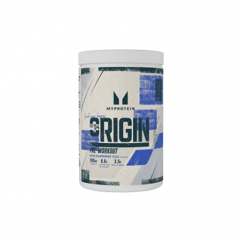 MYPROTEIN, Origin Pre-Workout mėlynos avietės skonio, 600 g