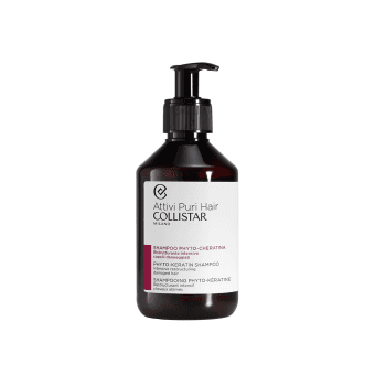 COLLISTAR plaukų  šampūnas, Intensive Restructuring, ATTIVI PURI PHYTO-KERATIN, 250 ml
