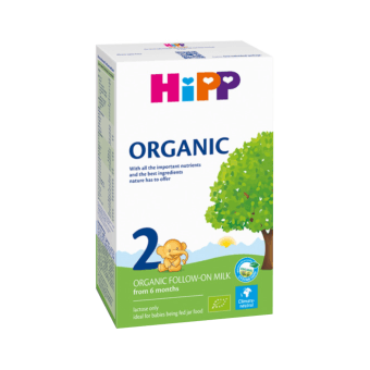 HiPP ekologiškas tolesnio maitinimo pieno mišinys ORGANIC 2, nuo 6 mėn., LT-EKO-001, 300 g