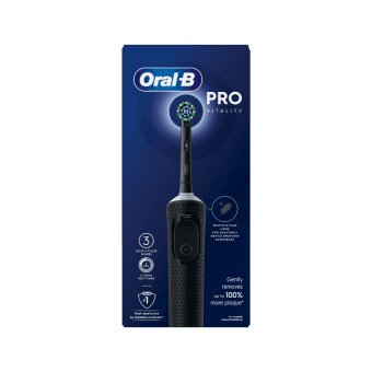 ORAL-B elektrinis dantų šepetėlis POC VITALITY PRO, juoda spalva, 1 vnt.