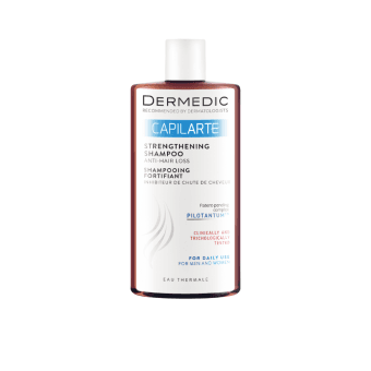 DERMEDIC CAPILARTE stiprinamasis plaukų slinkimą stabdantis šampūnas, 300 ml