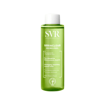 SVR šveičiamasis veido losjonas probleminei, į aknę linkusiai odai SEBIACLEAR MICRO-PEEL, 150 ml, 150 ml