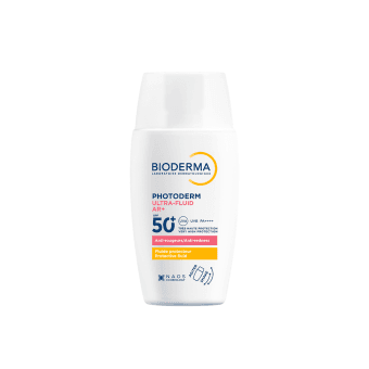 BIODERMA apsauginis fluidas nuo saulės raustančiai odai PHOTODERM ULTRA-FLUID AR+ SPF50+, 40 ml