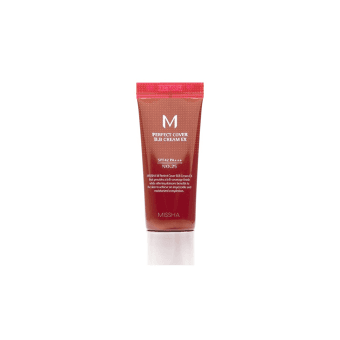 MISSHA BB veido kremas SPF42, 25 Warm Beige EX, M PERFECT COVER, 20 ml