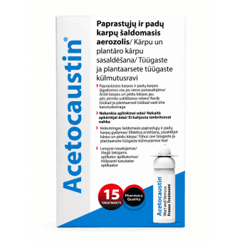 Acetocaustin Karpų šaldomasis aerozolis, 1 buteliukas