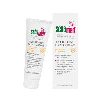 SEBAMED maitinamasis rankų kremas su vitaminu E, 75 ml