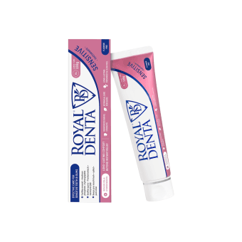 ROYAL DENTA dantų pasta jautriems dantims ir dantenoms SENSITIVE, 130 g