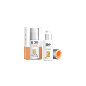 ISDIN FUSION WATER MAGIC apsauginė veido emulsija REPAIR SPF50, 50 ml