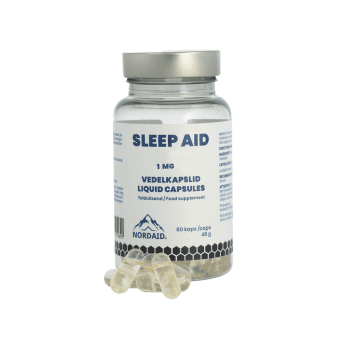 Nordaid maisto papildas Sleep Aid Strong 1 mg, 60 kapsulių