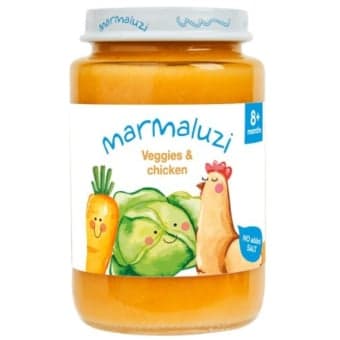 MARMALUZI daržovių ir vištienos košė, nuo 8 mėn., 190 g