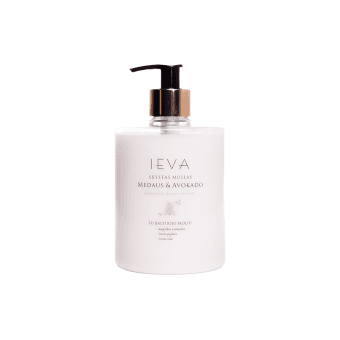 IEVA skystas muilas, medaus ir avokado, 500 ml