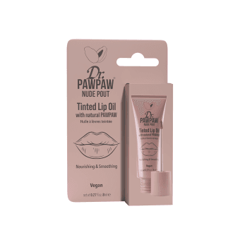DR.PAWPAW lūpų aliejus su atspalviu NUDE POUTE, 8 ml