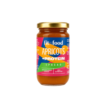 FitnFood abrikosų užtepėlė su baltymais be pridėtinio cukraus, 240 g